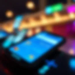 Digital payment platforms on a smartphone screen