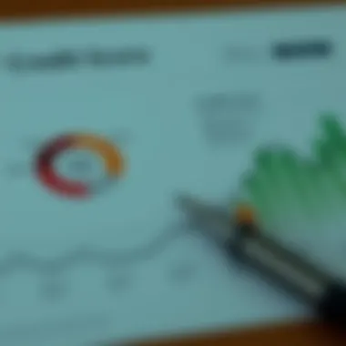 Credit score analysis chart