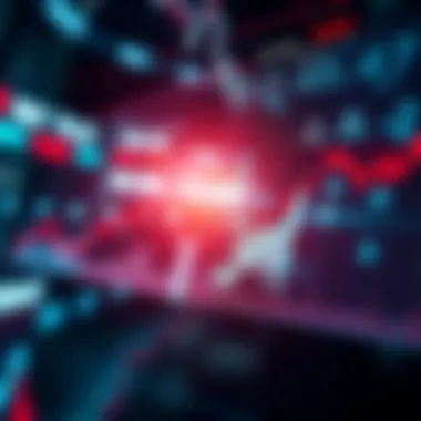 Visual representation of economic indicators affecting the forex market