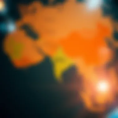 Visual representation of regional influences on MSCI Emerging Markets Index