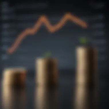 Graph comparing growth stock mutual funds with other investment options