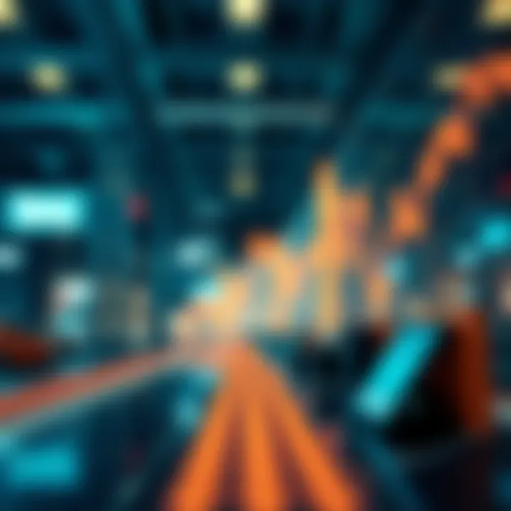 Conceptual representation of beta in stock market analysis