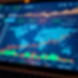 Chart depicting global stock market performance