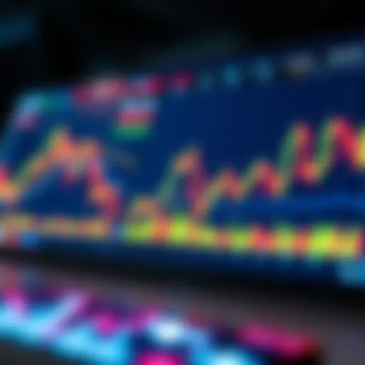 Data visualization showcasing trading trends