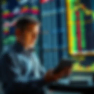 Analyzing International Stock Opportunities Investor analyzing international stocks on digital tablet