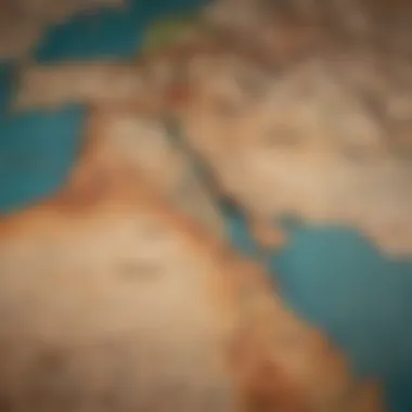 Geopolitical Influences on Iraq Map highlighting geopolitical influences on Iraq