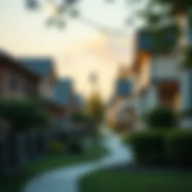 Lifestyle Considerations in Homeownership A serene neighborhood illustrating lifestyle factors in housing