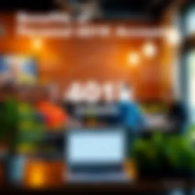 Infographic illustrating benefits of personal 401k accounts