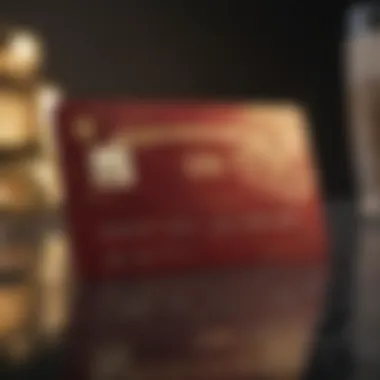 Luxury debit card showcasing unique design elements