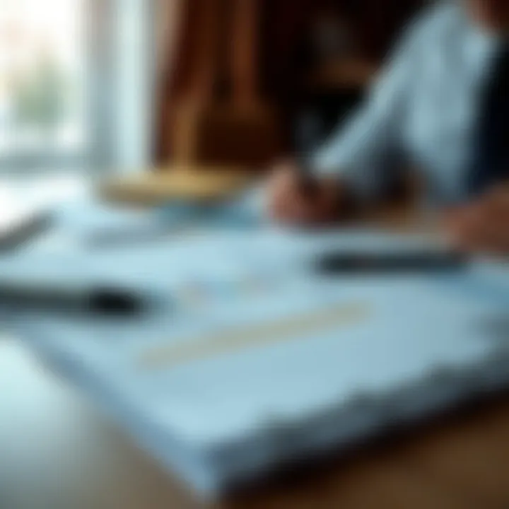 A strategic investment plan laid out on a desk