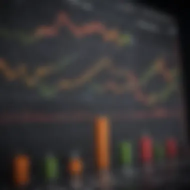 A stock market chart reflecting equity trends in inflationary times