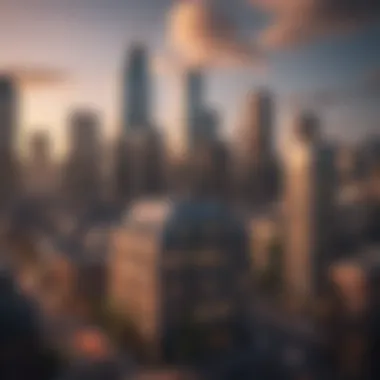 Urban Real Estate Investment Opportunities An urban skyline representing real estate investment opportunities