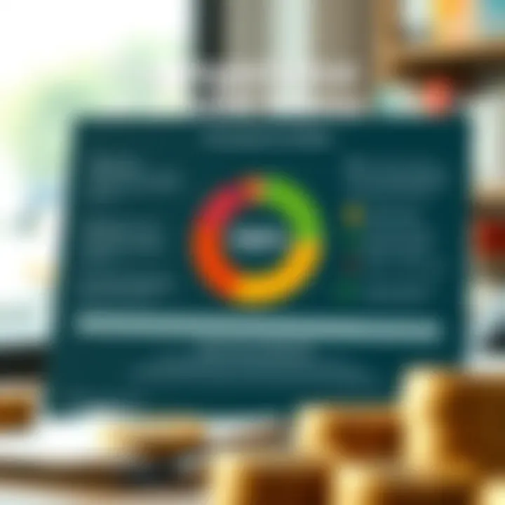 Infographic detailing the significance of credit scores in personal finance decisions