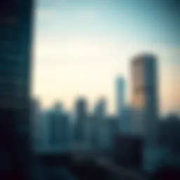 A modern skyline representing real estate opportunities