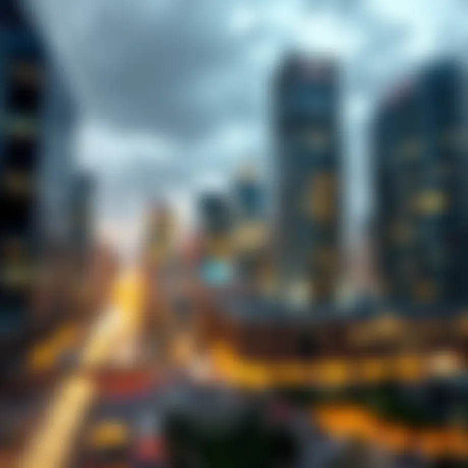 A modern skyline representing diverse real estate markets