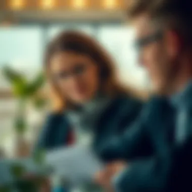 Seeking Professional Guidance for Retirement Planning Financial advisor guiding couple