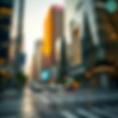 Global Financial Hubs Global financial hubs showcasing corporate dominance