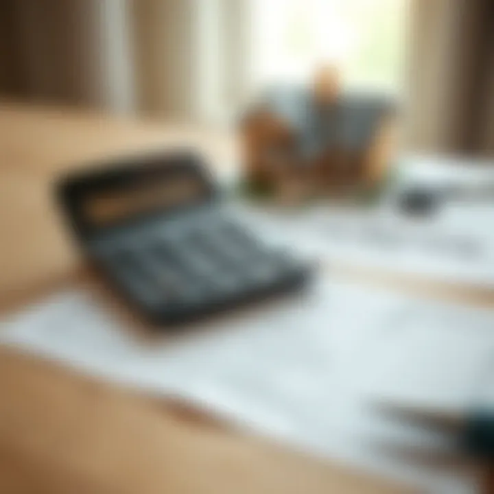 A calculator and paperwork symbolizing warranty costs