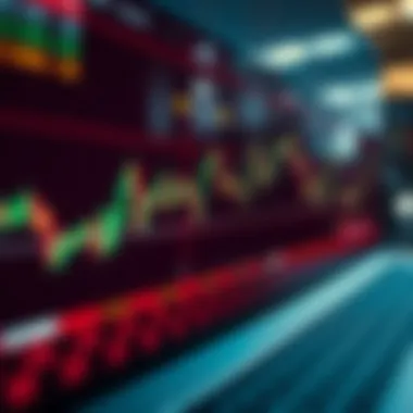 User interface of stock viewing software showcasing real-time market data