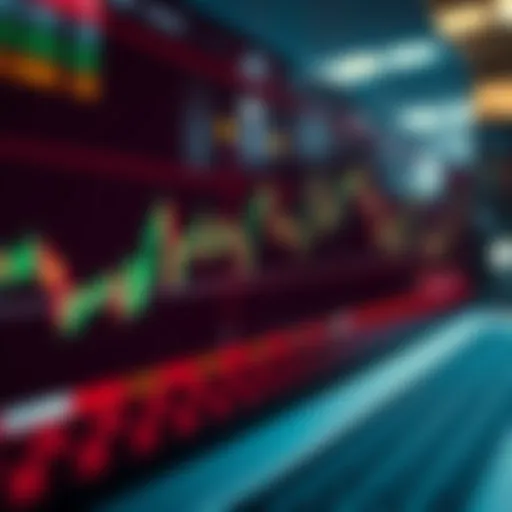 User interface of stock viewing software showcasing real-time market data