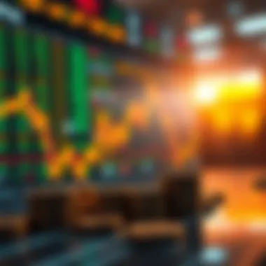 Visual representation of market dynamics influencing stock prices