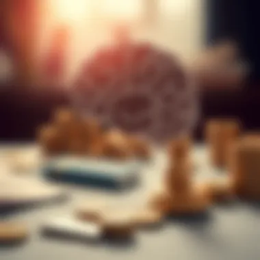 Visual representation of cognitive biases in finance