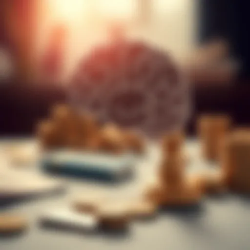 Visual representation of cognitive biases in finance