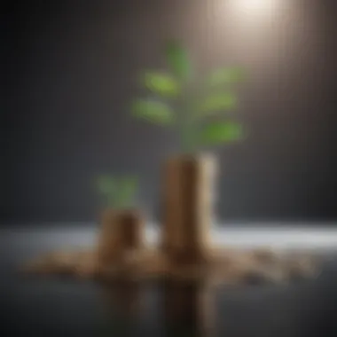 Growth of Compound Interest Visual representation of compound interest growth over time