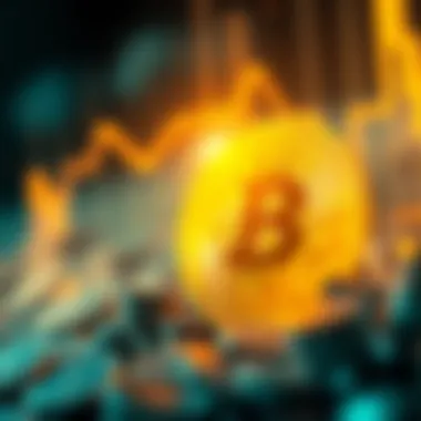 Future Impact of Cryptocurrencies on Finance A futuristic graphic showing the potential future impact of cryptocurrencies on global finance.