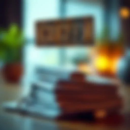 Conceptual Illustration of Debt Consolidation Conceptual illustration of debt consolidation