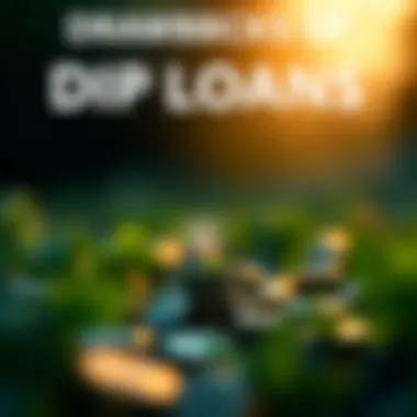 Graphic depicting the drawbacks of dip loans