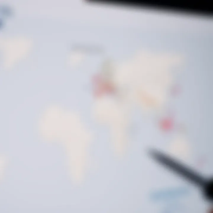 Map highlighting regional variations in effective tax rates worldwide