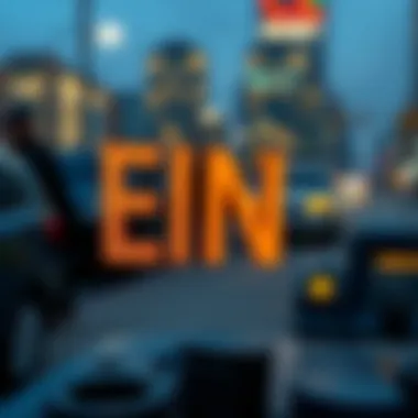 Illustration of EIN significance in business operations
