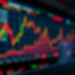 A chart illustrating penny stock performance and volatility