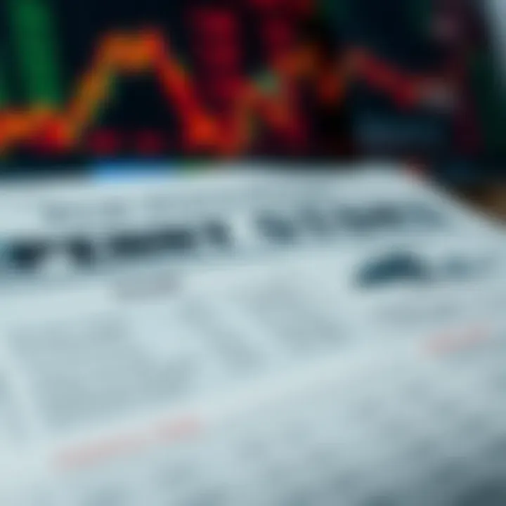A close-up of a financial newspaper featuring penny stock listings