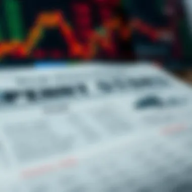 Penny Stock Listings in Financial Media A close-up of a financial newspaper featuring penny stock listings