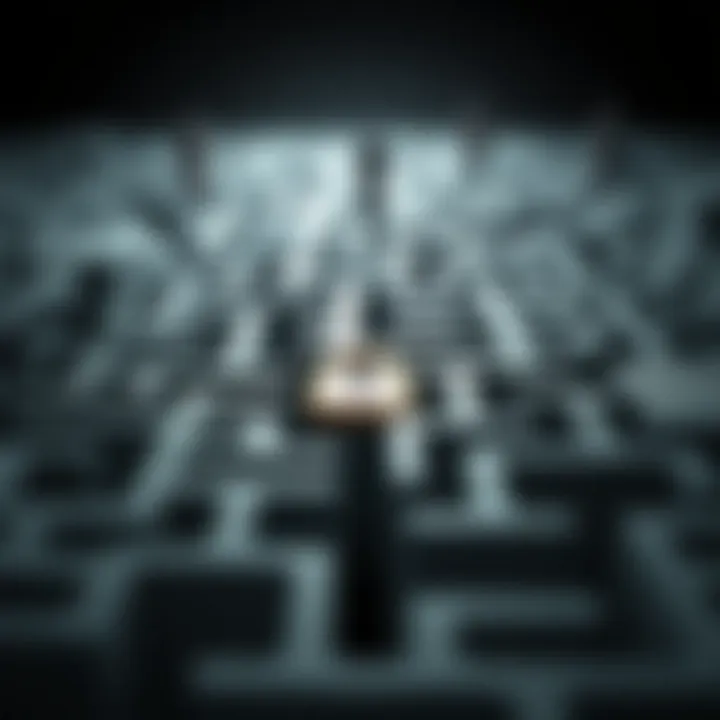 Conceptual image of a maze representing the complexity of policy termination