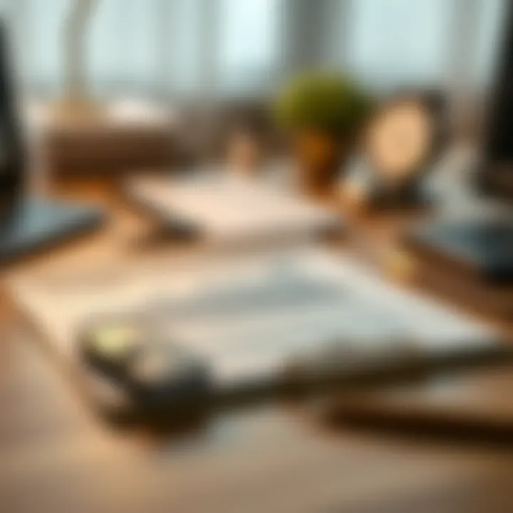 A strategic budgeting plan on a desk