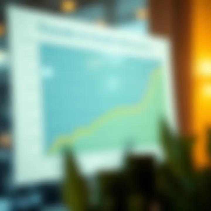 Graph showcasing credit utilization trends