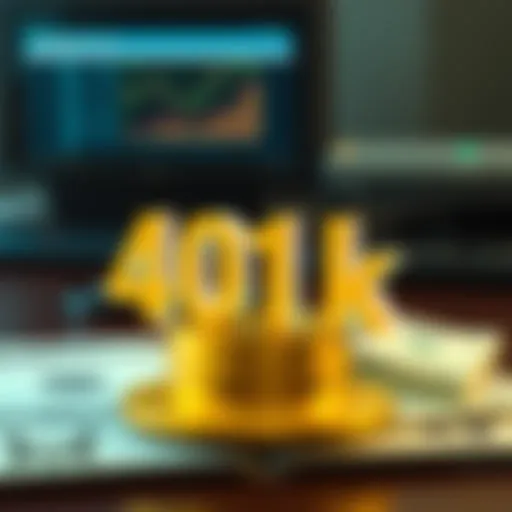 Understanding 401(k) Features Visual representation of a 401(k) account features